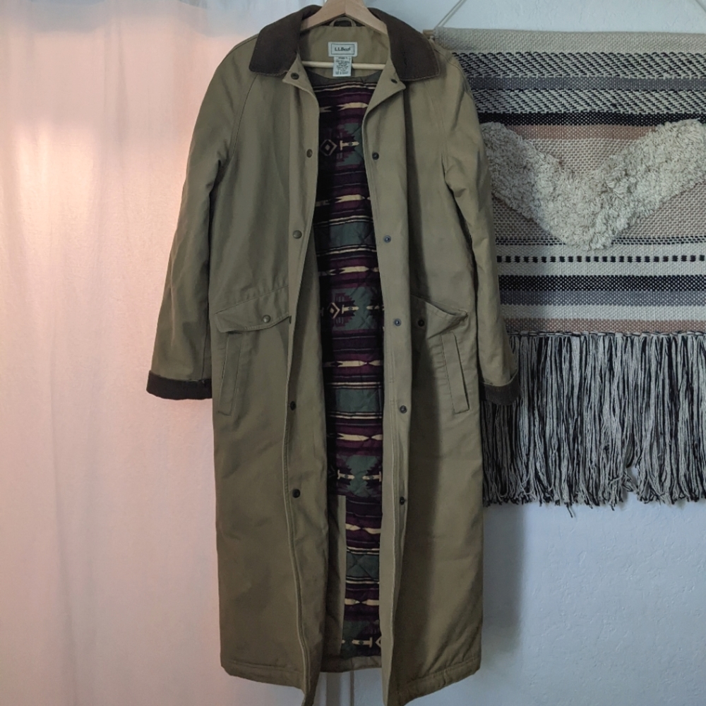 Vintage LL Bean Trench Coat